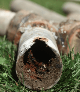 Corroded Drain Pipe