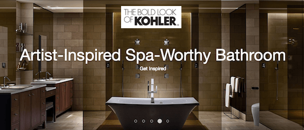 Kohler Artist-Inspired Spa-Worthy Bathroom
